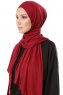 Hande - Bordeaux Baumwolle Hijab - Gülsoy