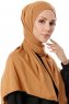 Hande - Ziegelrot Baumwolle Hijab - Gülsoy