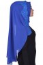Helena - Blau Praktisch Hijab - Ayse Turban