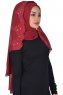 Helena - Bordeaux Praktisch Hijab - Ayse Turban