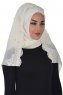 Helena - Creme Praktisch Hijab - Ayse Turban