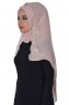 Helena - Altrosa Praktisch Hijab - Ayse Turban