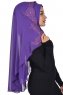 Helena - Lila Praktisch Hijab - Ayse Turban