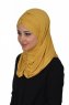 Hilda - Senf Baumwolle Hijab