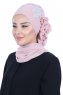 Hillevi - Altrosa Chiffon Instant Turban