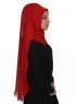 Ida Röd Praktisk Hijab Ayse Turban 328506f