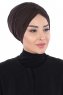 Jill - Braun Baumwolle Turban - Ayse Turban