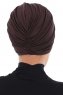 Jill - Braun Baumwolle Turban - Ayse Turban