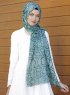 Dounia - Grün Gemustertes Hijab