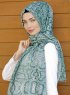 Dounia - Grün Gemustertes Hijab