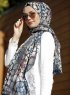 Dounia - Stein Gemustertes Hijab