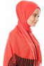 Kadri - Himbeeren Rot Hijab Mit Perlen - Özsoy