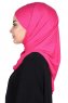 Kaisa - Fuchsie Baumwolle Praktisch Hijab