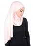 Kaisa - Altrosa Baumwolle Praktisch Hijab