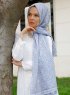 Khadija - Grau Gemustertes Hijab - Sal Evi