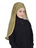 Louise - Khaki Praktisch Hijab - Ayse Turban