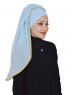 Louise - Hellblau Praktisch Hijab - Ayse Turban