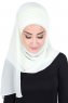 Malin - Creme Praktisch Chiffon Hijab