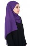Malin - Lila Praktisch Chiffon Hijab