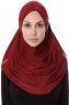 Mia - Bordeaux One-Piece Al Amira Hijab - Ecardin