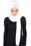 Mikaela - Creme & Altrosa Baumwolle Praktisch Hijab