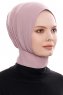 Narin - Dunkelrosa Praktisch Fertig Crepe Hijab