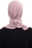 Narin - Dunkelrosa Praktisch Fertig Crepe Hijab