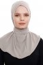 Narin - Sand Praktisch Fertig Crepe Hijab