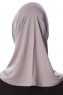 Nehir - Hellgrau 2-Piece Al Amira Hijab