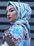 Niusha - Taupe Gemustert Voile Hijab