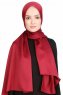 Nuray Glansig Bordeaux Hijab 8A15a