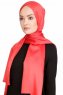 Nuray - Glansig Mörkrosa Hijab 8A11b