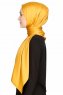 Nuray Glansig Senapsgul Hijab 8A06c