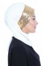 Olga - Creme & Gold Praktisch Hijab