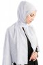 Özlem Grå Hijab Sjal Madame Polo 130006-4
