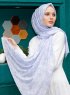 Pariza - Grau Gemustertes Hijab