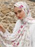 Pariza - Gelb Gemustertes Hijab
