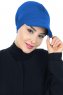 Sandra - Blau Baumwolle Turban - Ayse Turban