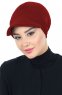 Sandra - Bordeaux Baumwolle Turban - Ayse Turban