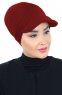 Sandra - Bordeaux Baumwolle Turban - Ayse Turban