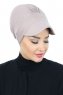 Sandra - Taupe Baumwolle Turban - Ayse Turban