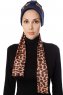 Sanem - Navy Blau Turban