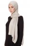 Seda - Helltaupe Jersey Hijab - Ecardin