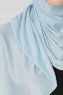 Seda Ljusblå Jersey Hijab Sjal Ecardin 200230d