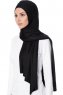 Seda - Schwarz Jersey Hijab - Ecardin