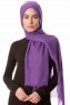 Selma - Dunkelviolett Hijab - Gülsoy
