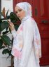 Yumna - Dunkelrosa Gemustertes Hijab