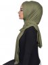 Sofia - Khaki Baumwolle Praktisch Hijab