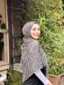 Suha - Khaki Leopard Gemustert Baumwolle Hijab