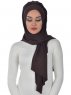 Tamara - Braun Baumwolle Praktisch Hijab